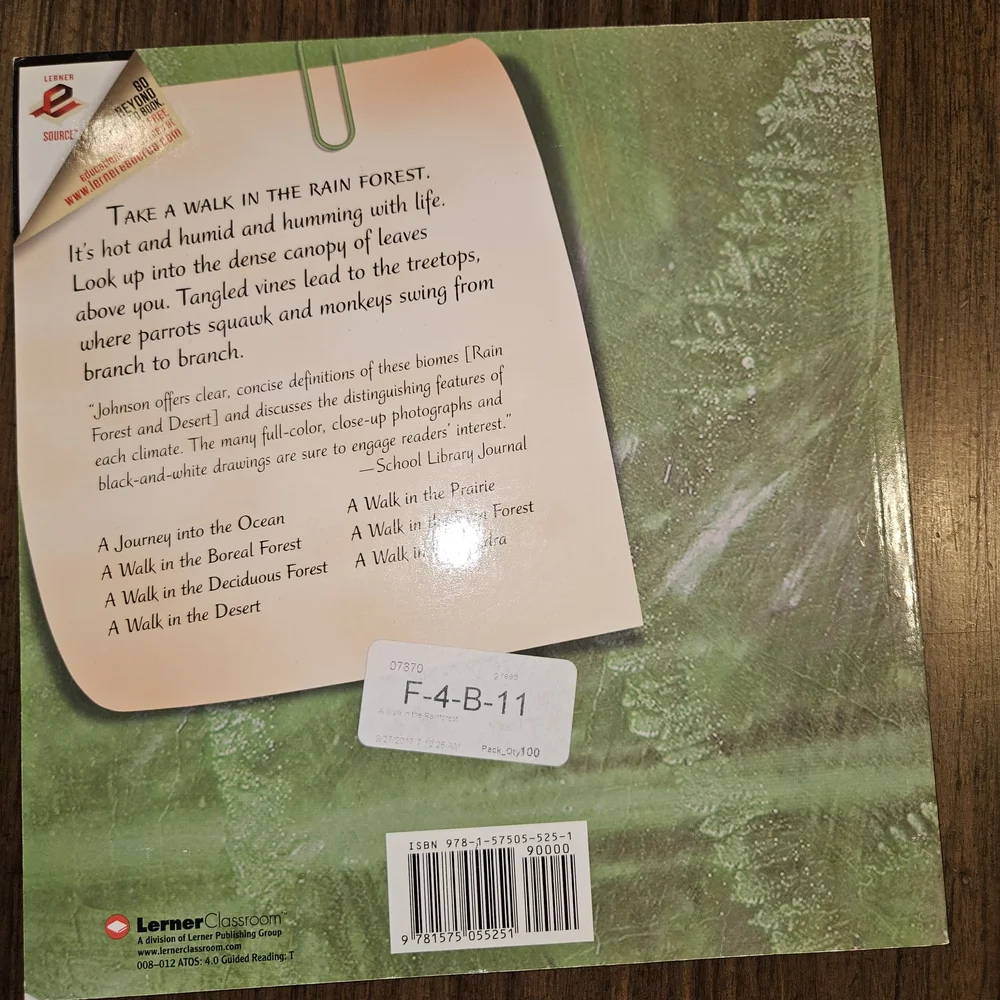 Biomes of North America Kids Book Collection Homeschool